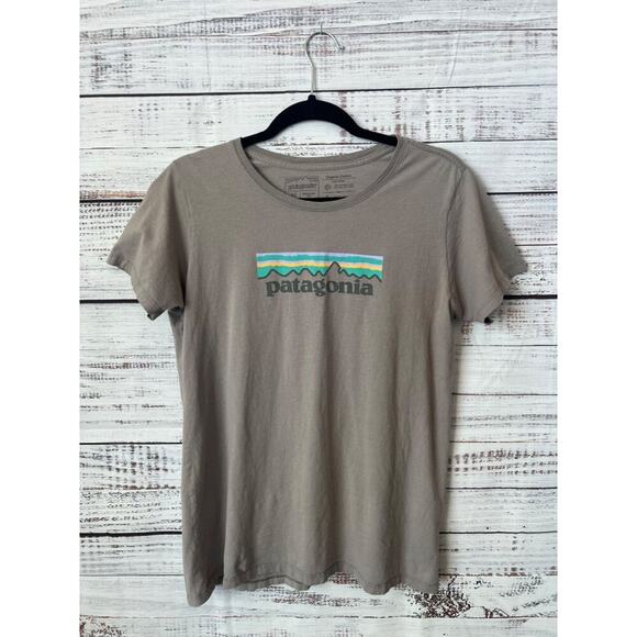 PATAGONIA-WOMENS 100% ORGANIC COTTON T-SHIRT - Picture 1 of 9